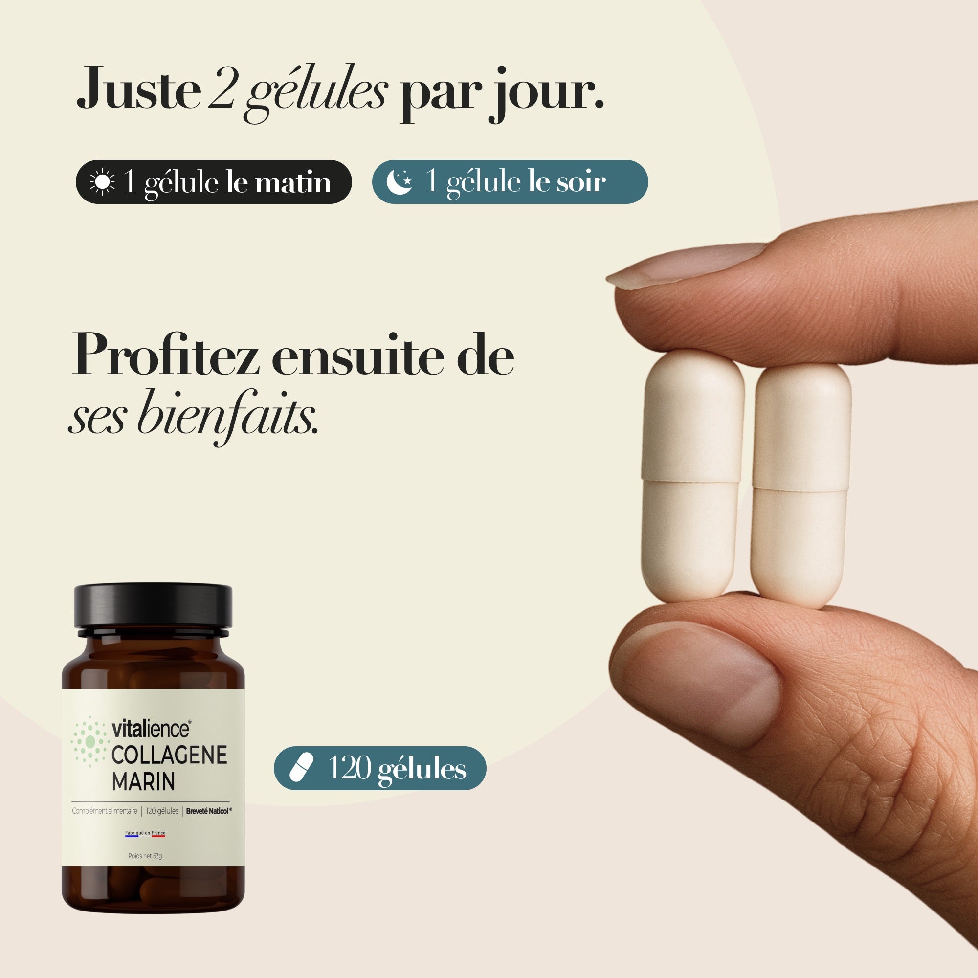 Collagène Marin – 120 gélules