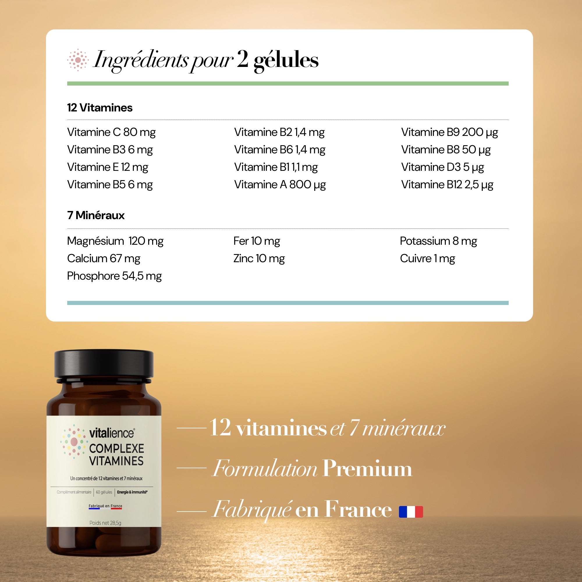 Complexe Vitamines